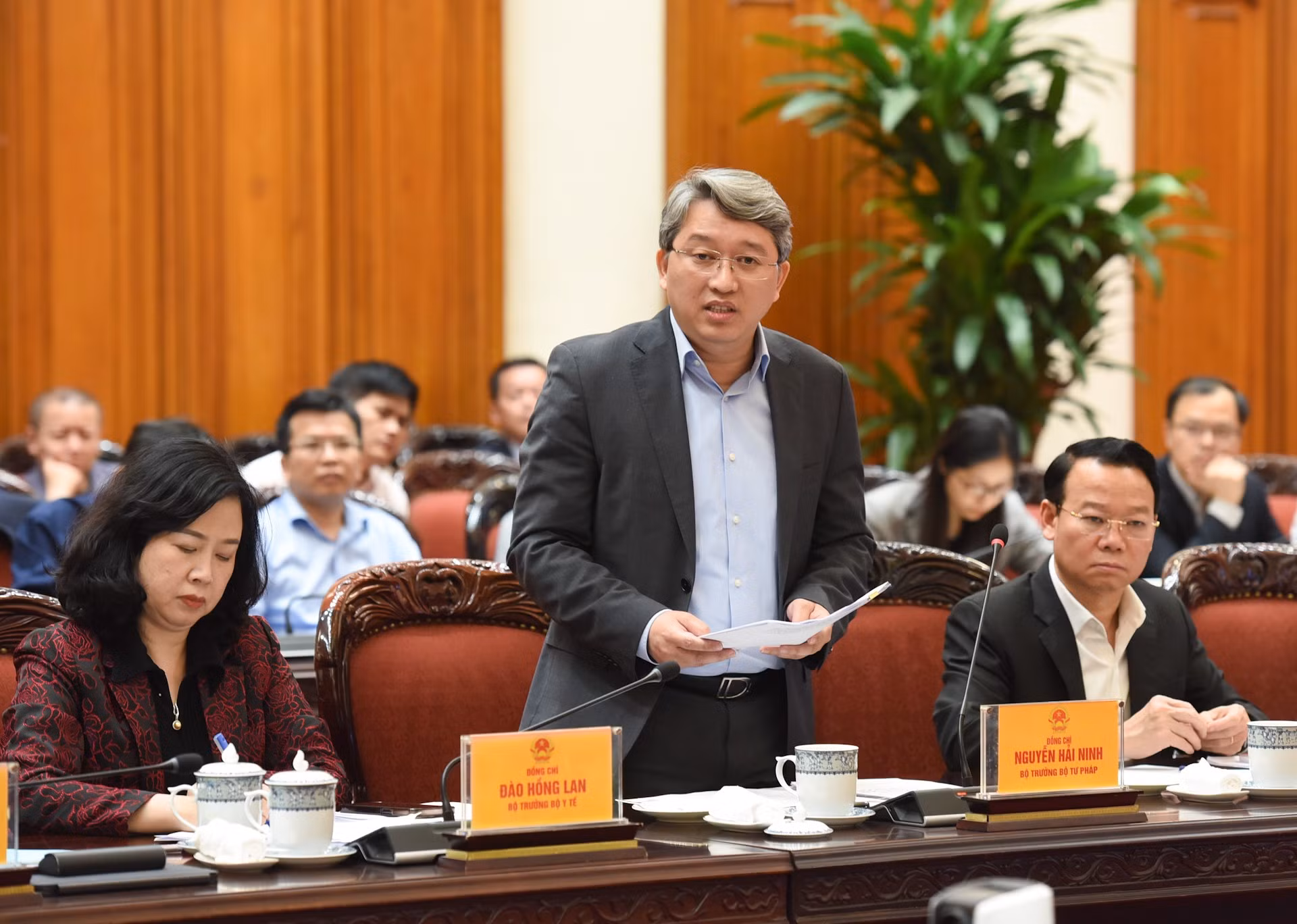 El ministro de Justicia, Nguyen Hai Ninh.