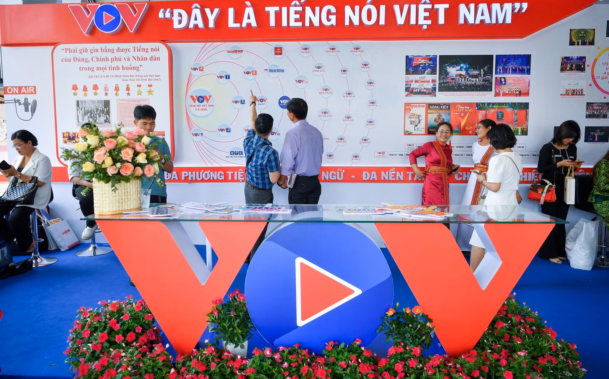 El pabellón de Radio Voz de Vietnam.