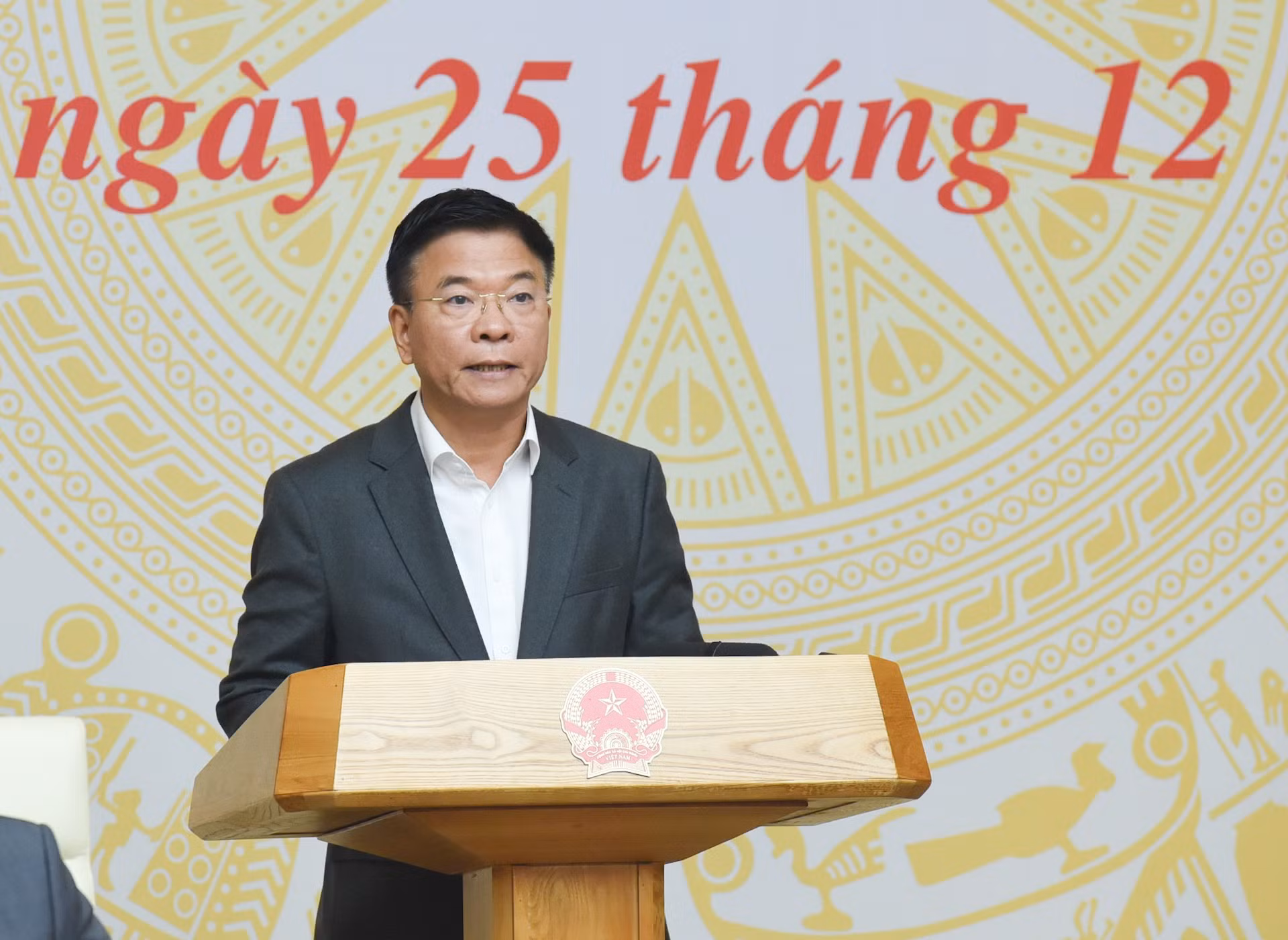 El viceprimer ministro Le Thanh Long. El viceprimer ministro Le Thanh Long.