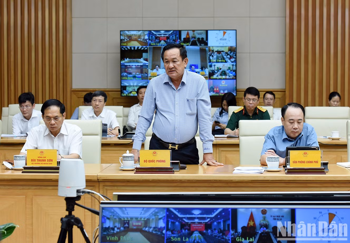 Habló el viceministro de Defensa, Vo Minh Luong.