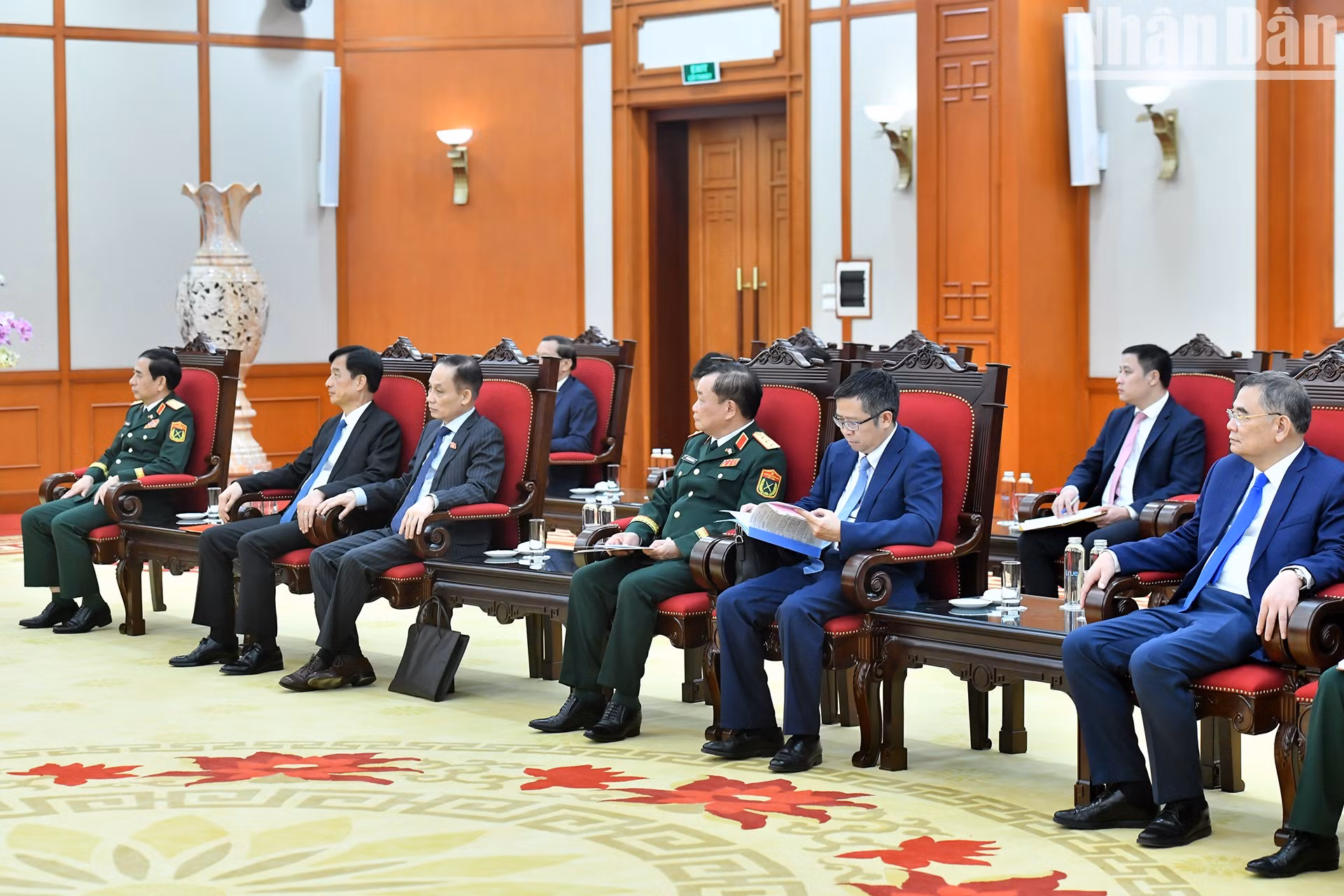 Delegados vietnamitas en el evento.
