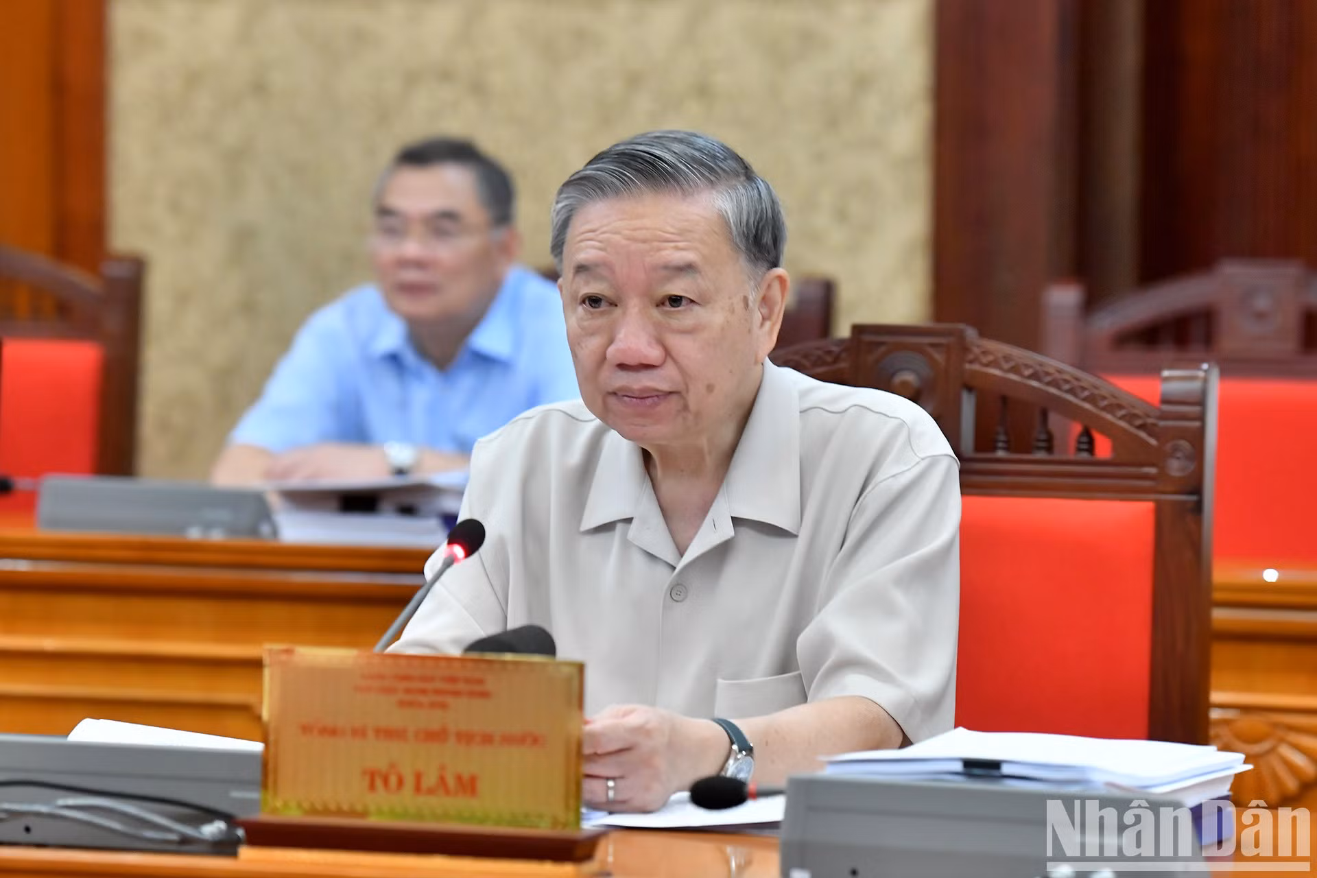 El máximo dirigente vietnamita interviene en la cita.