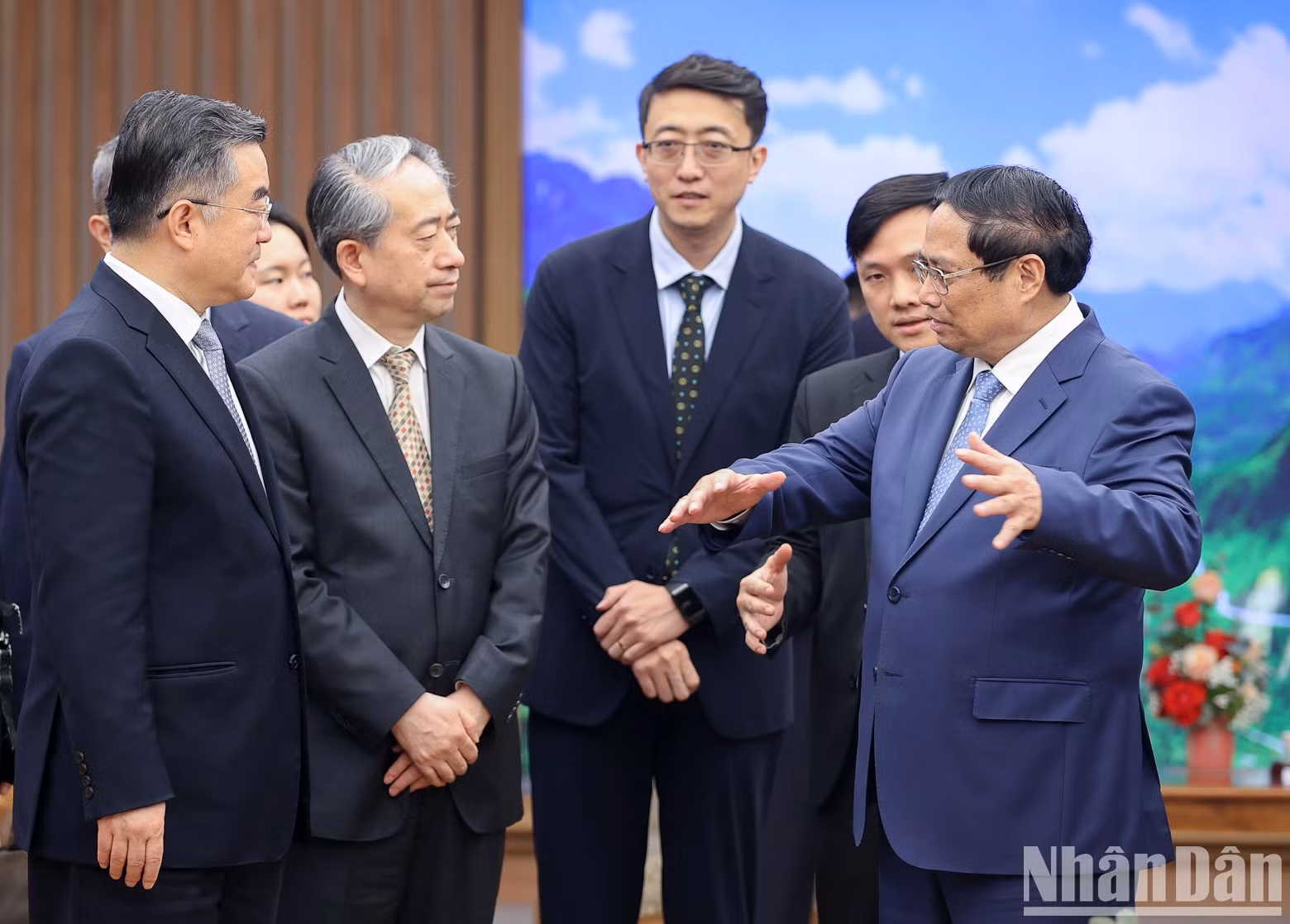 Minh Chinh y Zhang Qingwei.