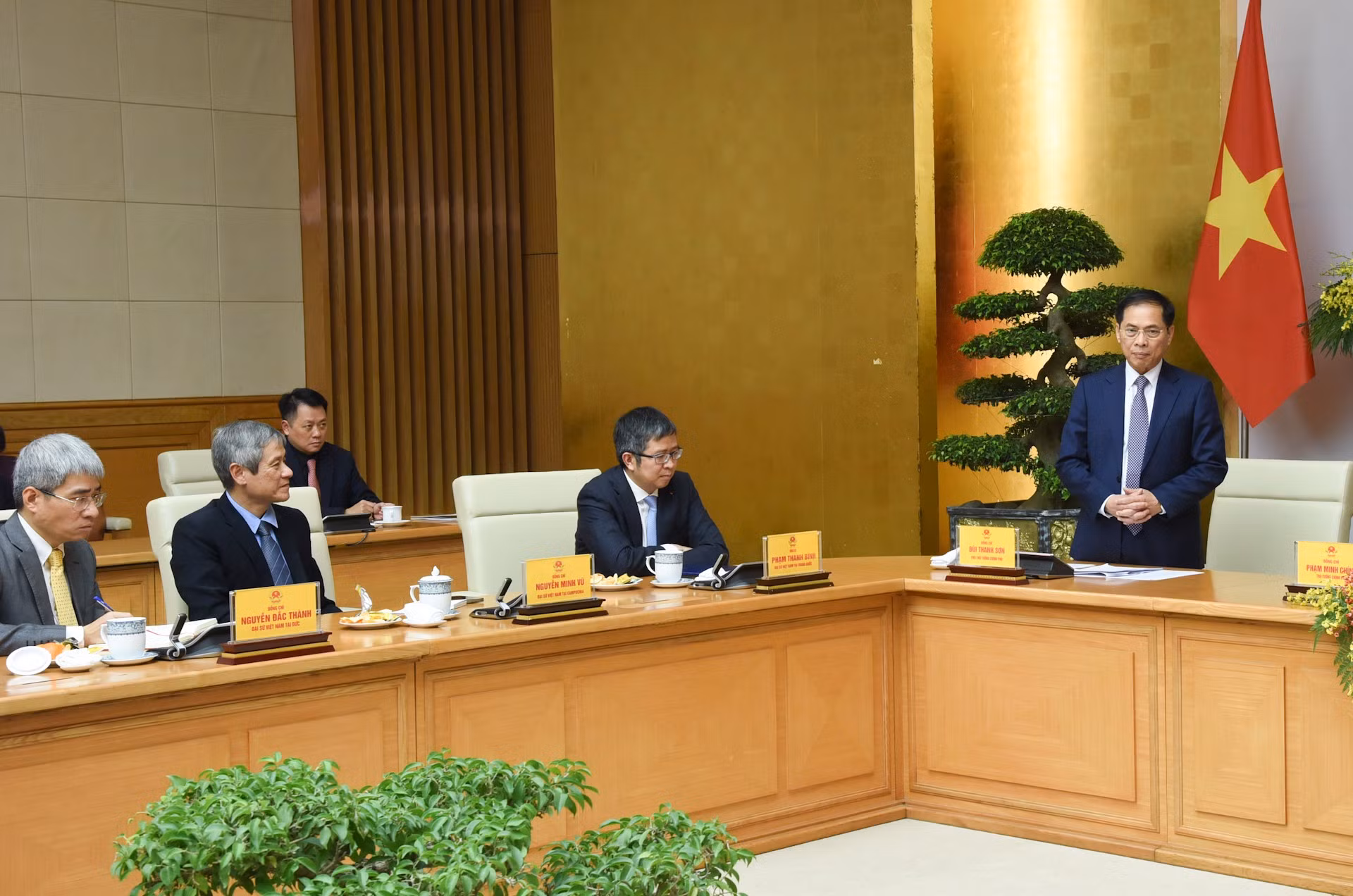 El viceprimer ministro Bui Thanh Son.