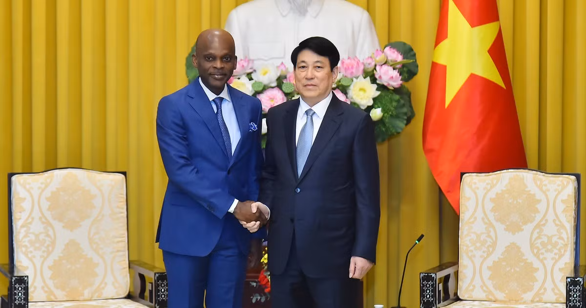 [Foto] Presidente de Vietnam recibe al canciller de Togo