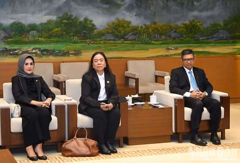 La delegación indonesia en el encuentro. La delegación indonesia en el encuentro.