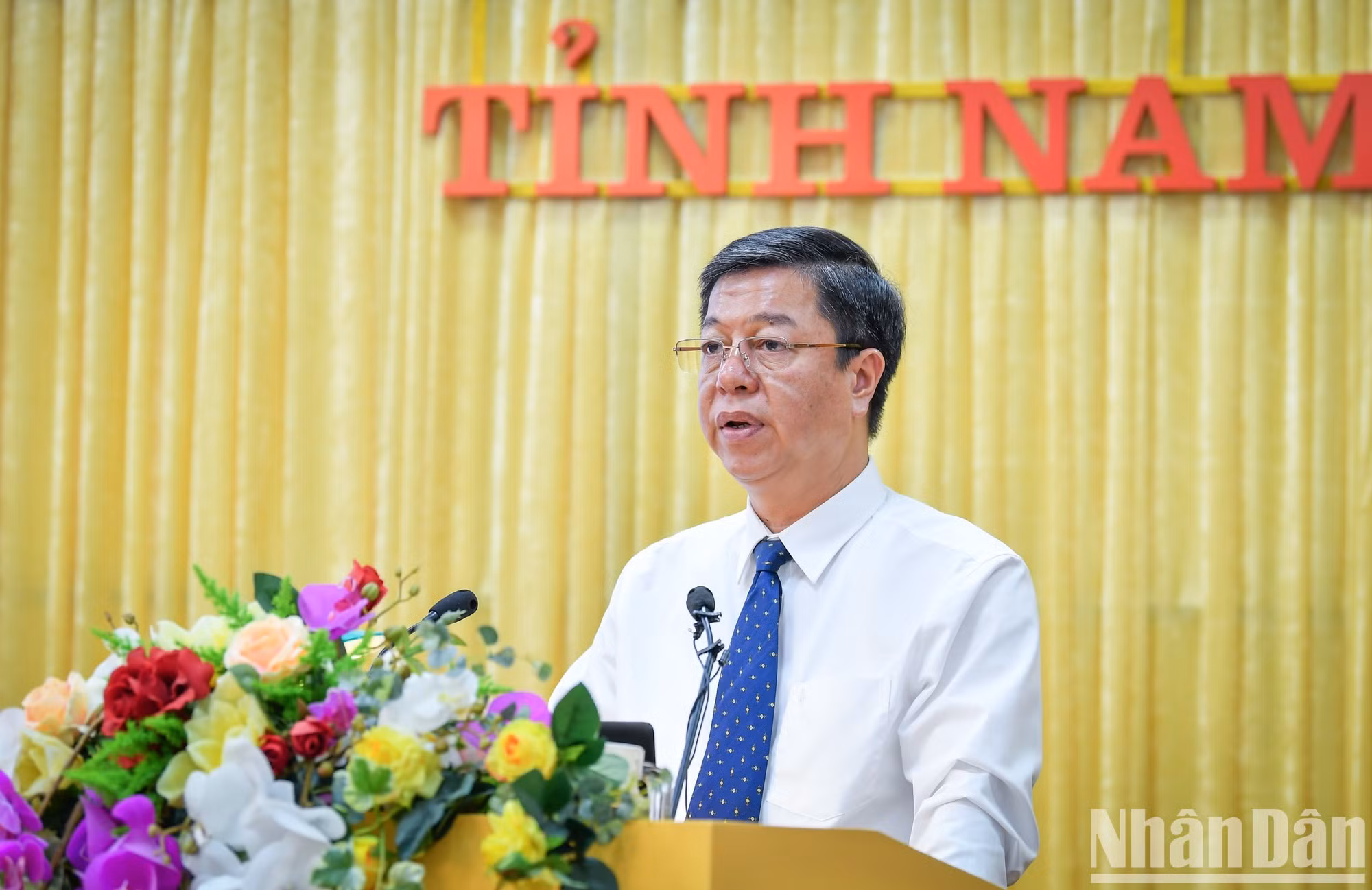 El director de la Editorial Política Nacional-Su That (Verdad), Vu Trong Lam.