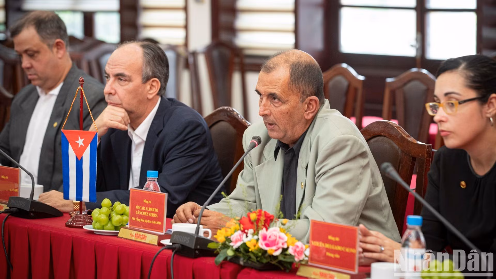 Óscar Alberto Sánchez Serra, subdirector del periódico cubano Granma.