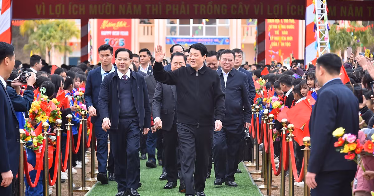 Presidente vietnamita lanza festival de plantación de árboles en provincia de Lang Son