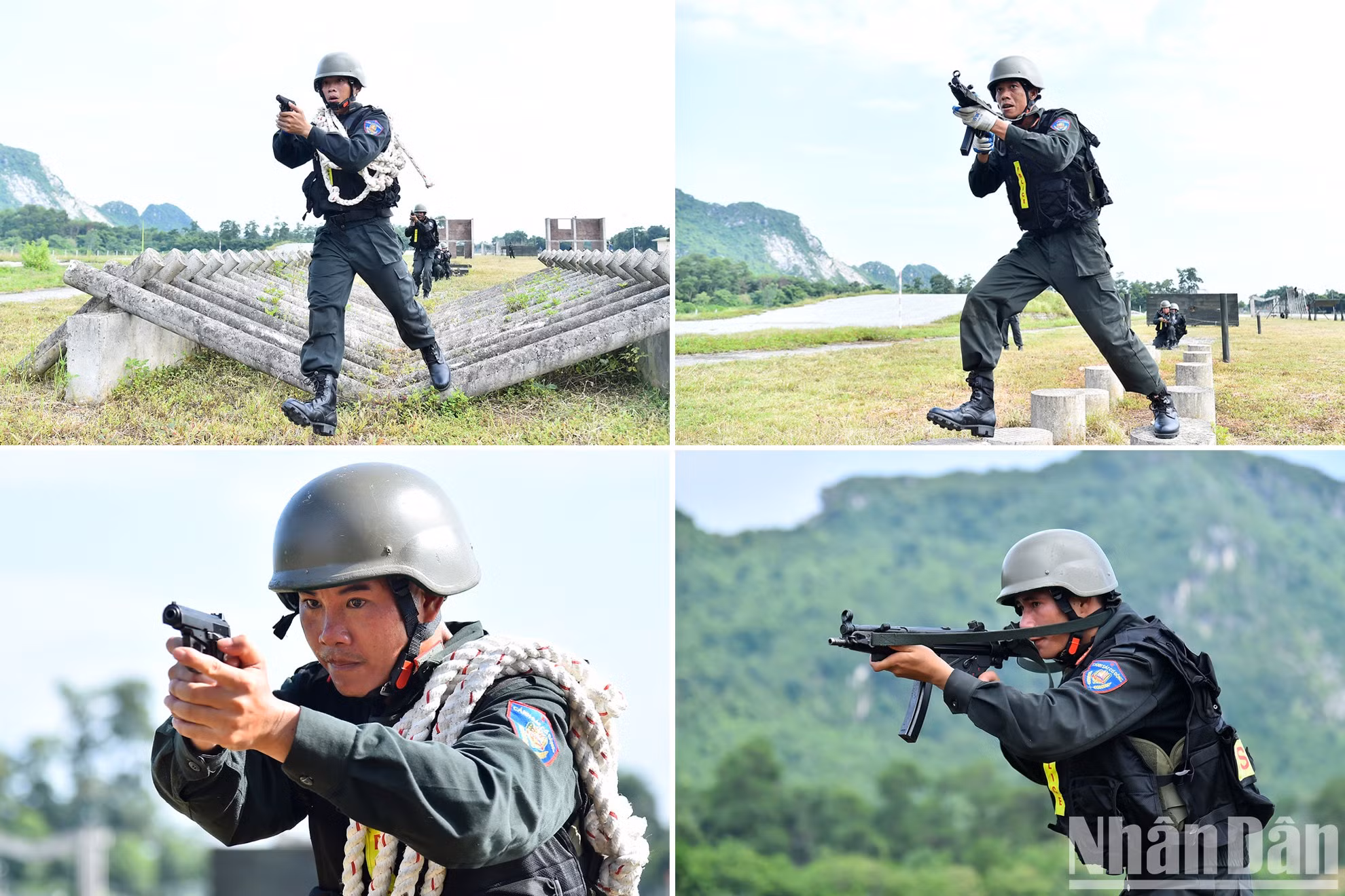 Se trata de una sesión de entrenamiento especial para mejorar la combatividad y la rápida movilidad para llevar a cabo la tarea de prevenir y reprimir rápidamente delitos terroristas y secuestro de rehenes. Se trata de una sesión de entrenamiento especial para mejorar la combatividad y la rápida movilidad para llevar a cabo la tarea de prevenir y reprimir rápidamente delitos terroristas y secuestro de rehenes.