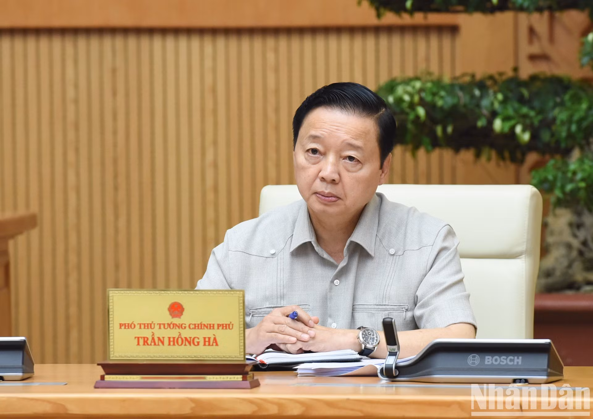 El subjefe del Gobierno vietnamita Tran Hong Ha.