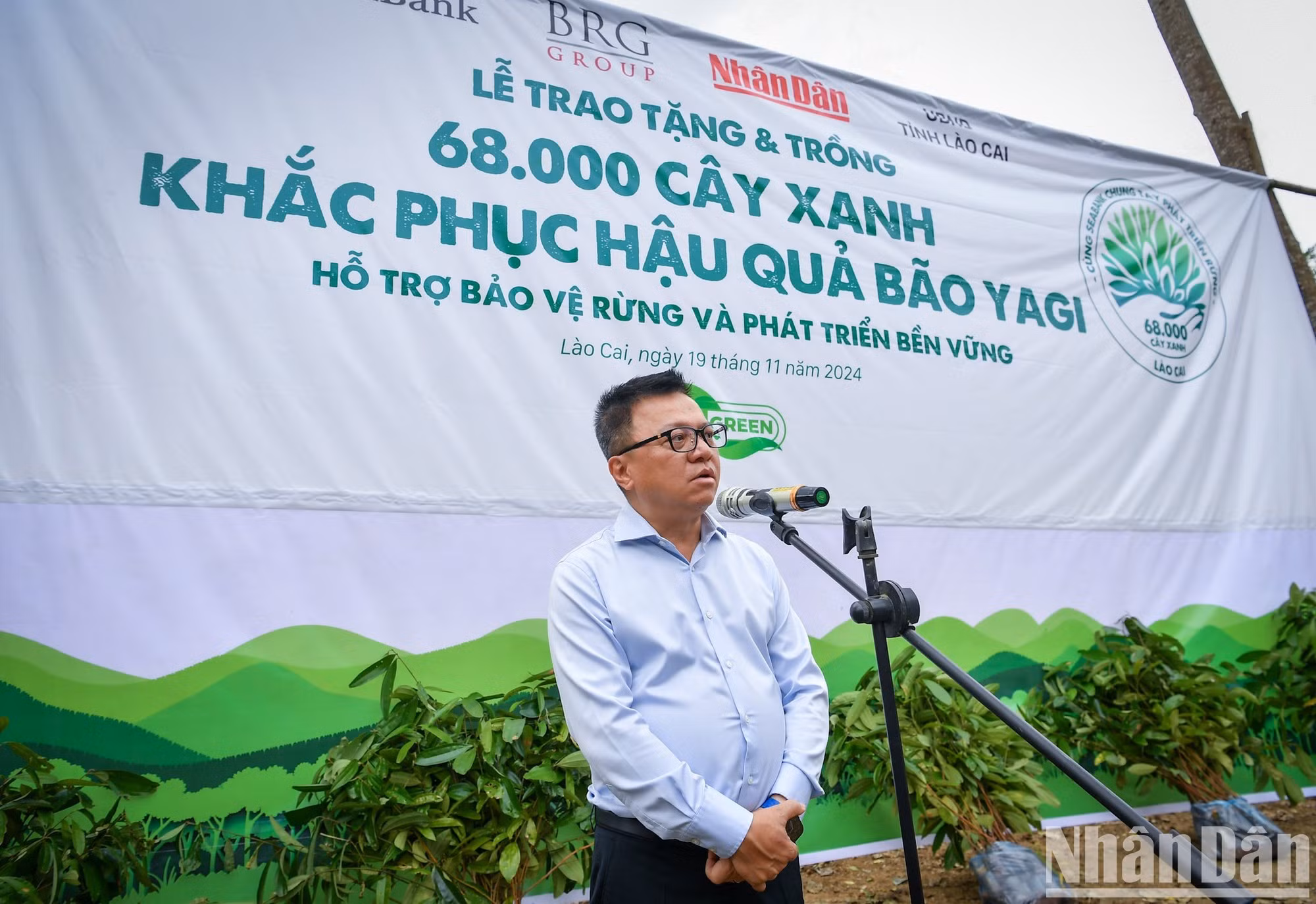 Le Quoc Minh afirmó que la plantación de 68 mil árboles no solo contribuye a la protección de los bosques, sino que también tiene como objetivo crear una fuente de sustento sostenible a largo plazo para las personas de la aldea de Lang Nu en particular y de la provincia de Lao Cai en general, ya que las consecuencias del tifón Yagi siguen siendo bastante graves.