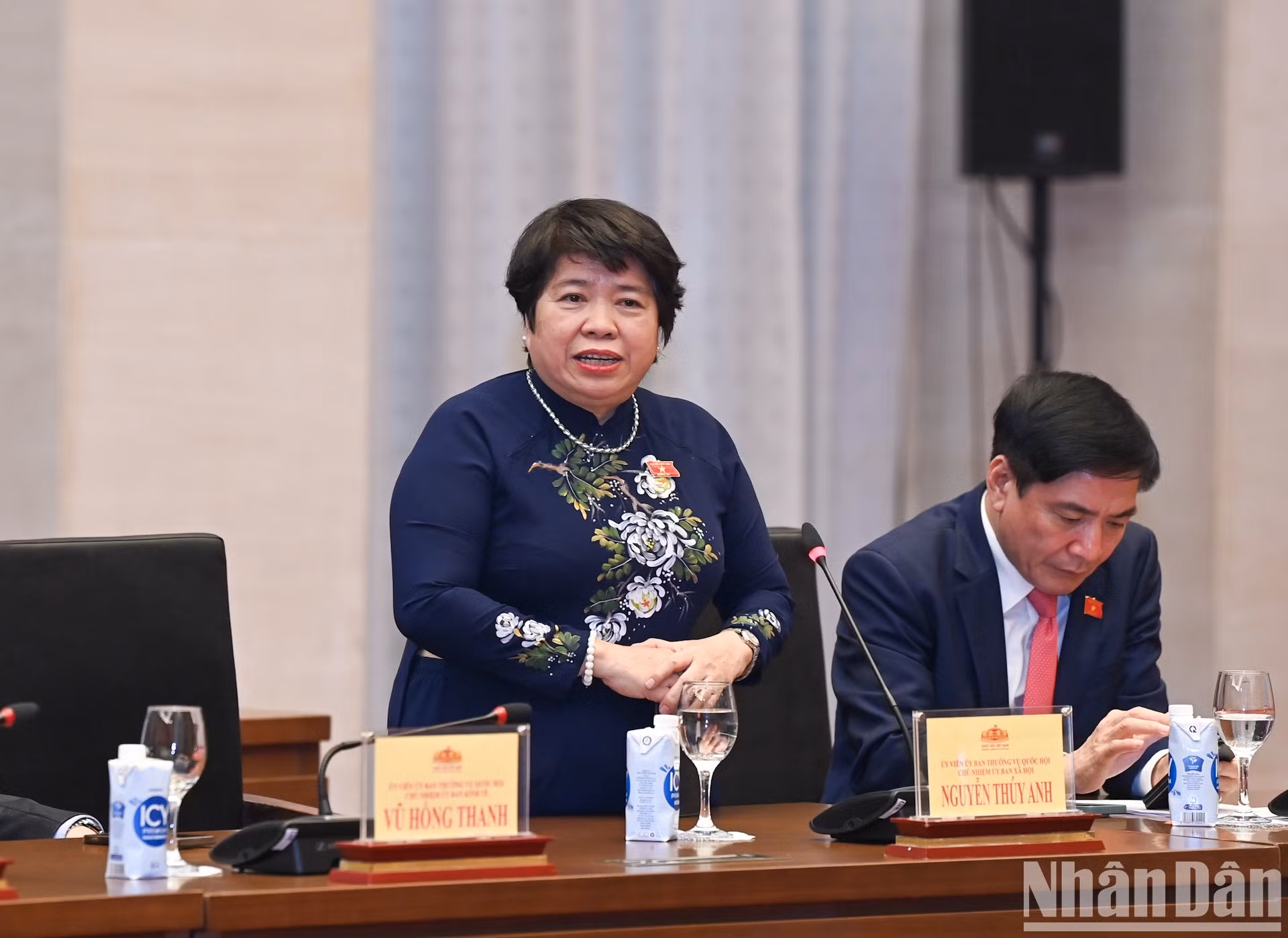 La jefa de la Comisión de Asuntos Sociales de la Asamblea Nacional de Vietnam, Nguyen Thuy Anh.