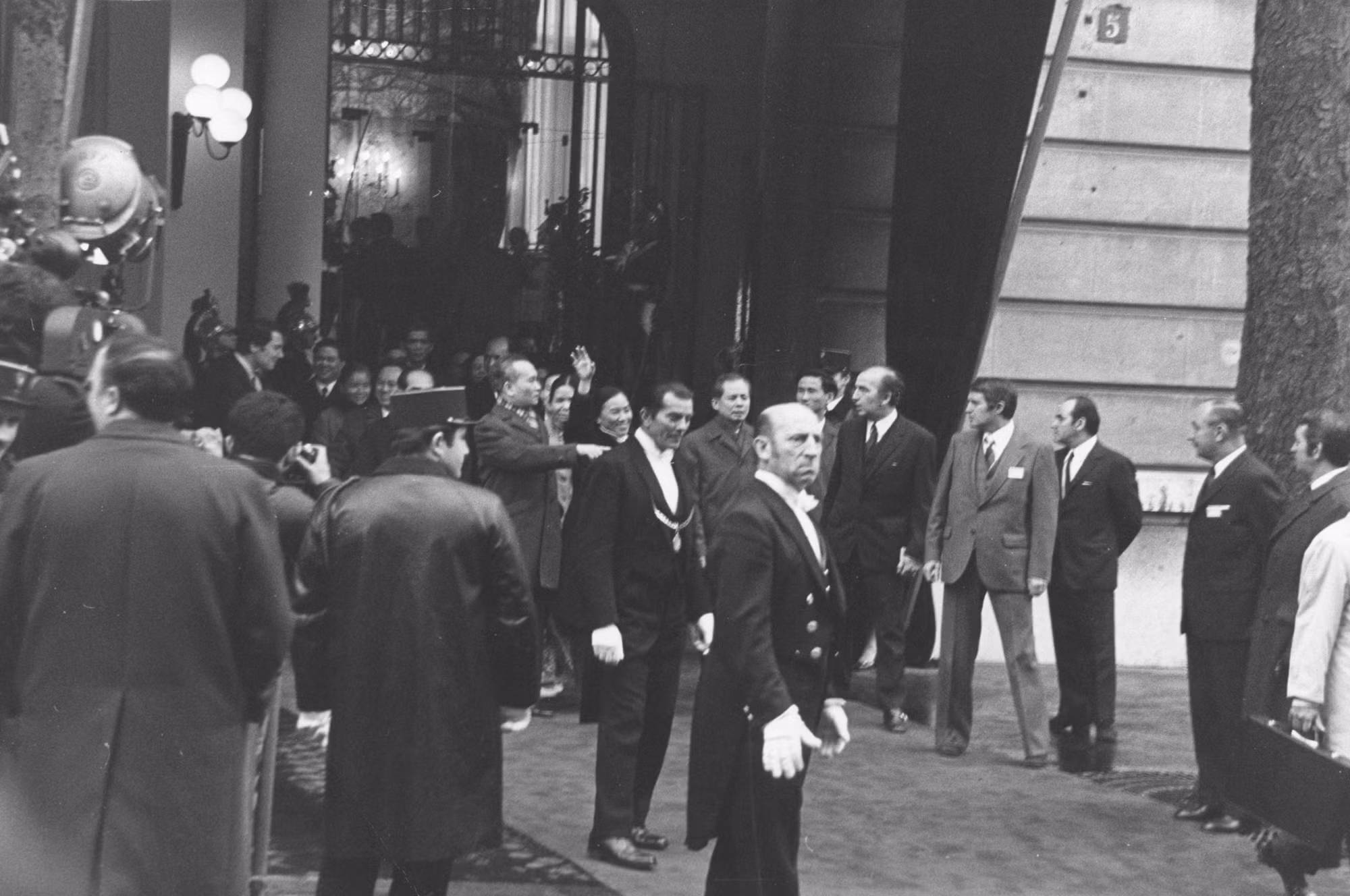 La delegación del Gobierno Revolucionario Provisional de la República de Vietnam del Sur posterior a ese acontecimiento histórico. (Fotografía: Le Xuan Tan)