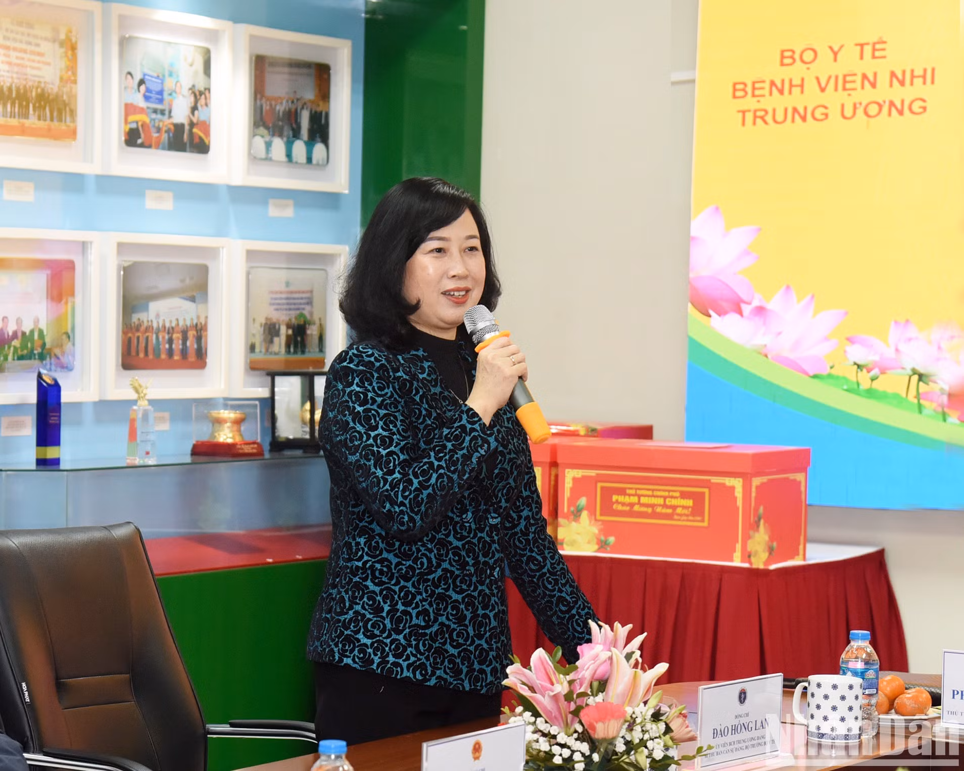 La ministra de Salud, Dao Hong Lan.