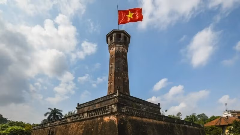 La Torre de la Bandera de Hanói. (Foto: Nhan Dan)