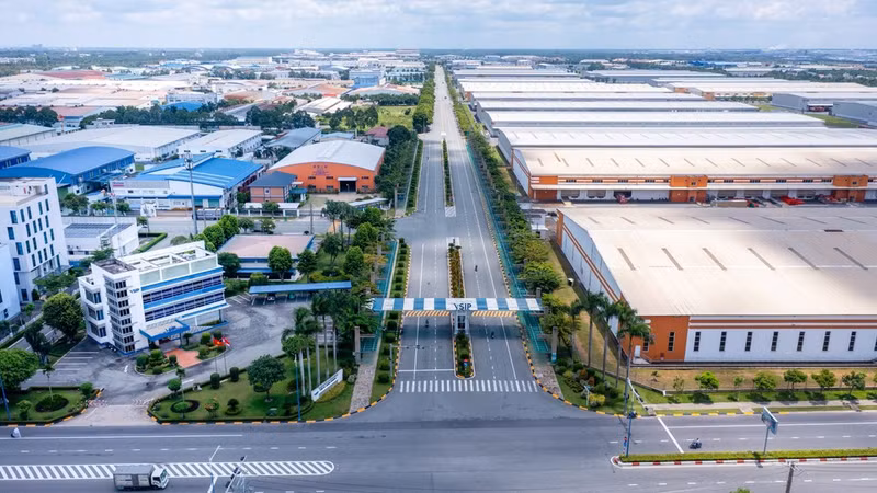 Un rincón del Parque Industrial Vietnam - Singapur 2, en Ciudad Ho Chi Minh. (Foto: VNA)