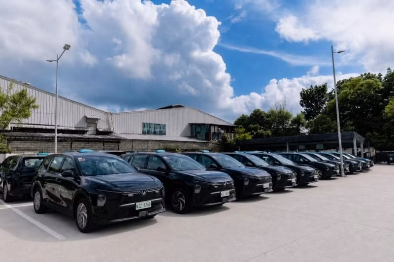 Green GSM amplía su servicio de taxi eléctrico premium en Filipinas. (Foto de ilustración: thethao247.vn)
