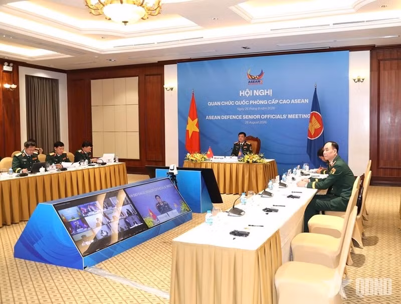 La delegación vietnamita en la cita. (Foto: qdnd.vn)