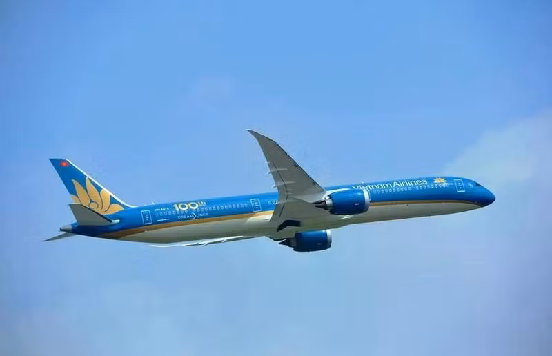 Un avión de Vietnam Airlines. (Fotografía: VNA)