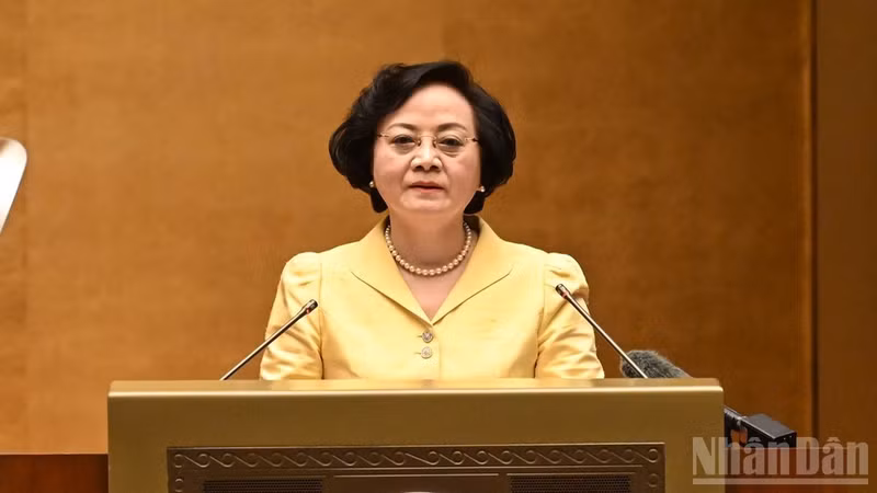 La viceprimera ministra Pham Thi Thanh Tra. (Foto: Nhan Dan)