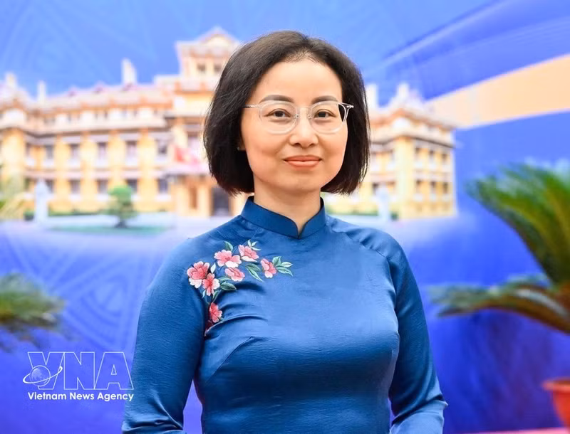 Nguyen Le Thanh, embajadora de Vietnam en Dinamarca. (Foto: VNA)