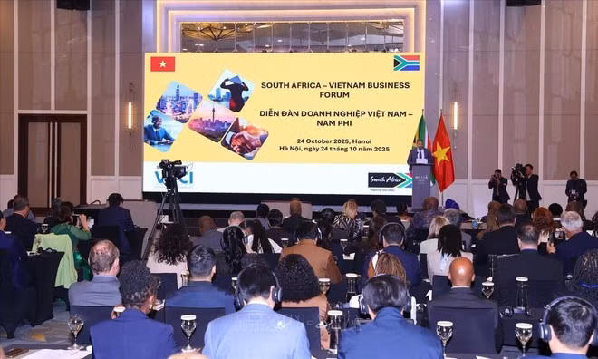 Escena del Foro Empresarial Vietnam-Sudáfrica 2025. (Foto: VNA)
