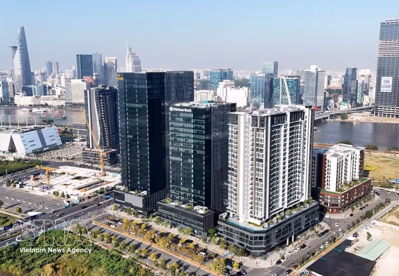 Se prevé que el Centro Financiero Internacional de Ciudad Ho Chi Minh abra sus puertas a finales de este año. (Foto: VNA)