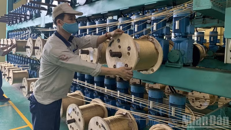 La producción industrial se mantiene entre los principales imanes de inversiones extranjeras en Vietnam. (Foto de colaboradores)