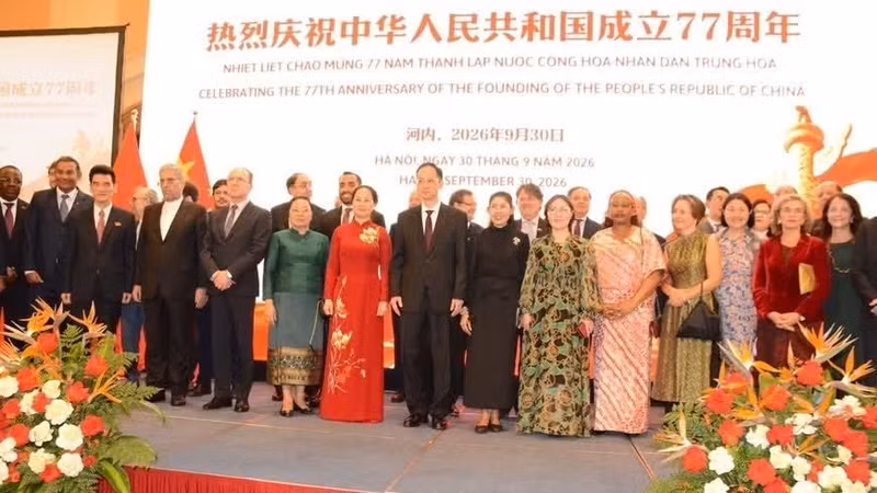 Delegados en la ceremonia. (Foto: qdnd.vn)