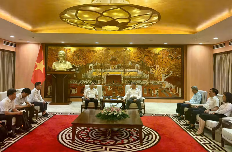 Escena de la reunión. (Fotografía: kinhtedothi.vn)