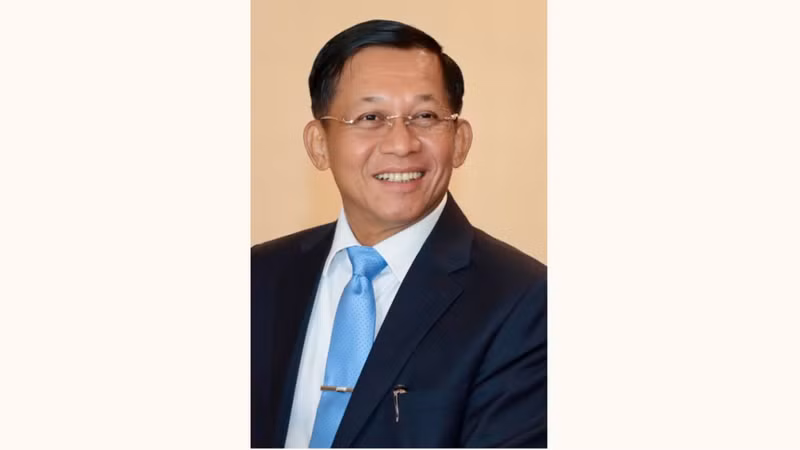 El presidente de Myanmar, Min Aung Hlaing. (Foto: Ministerio de Relaciones Exteriores de Vietnam)