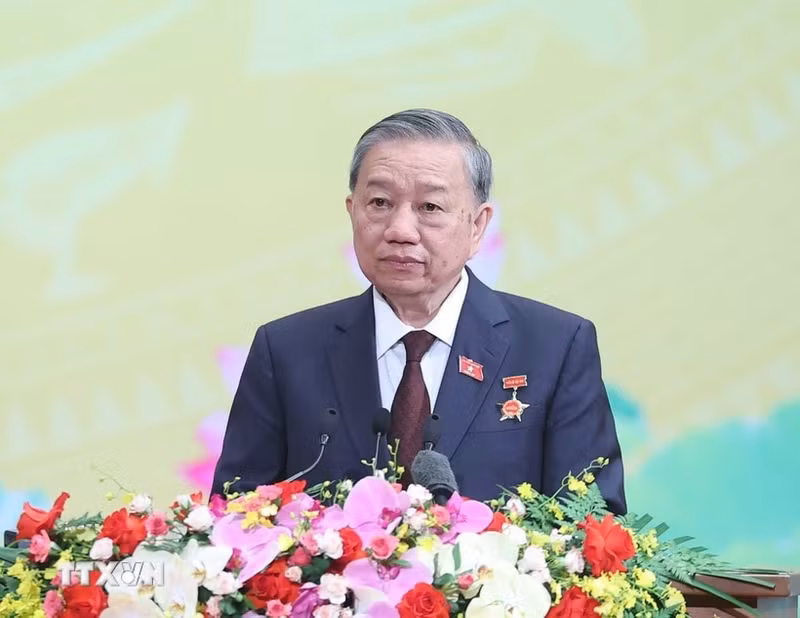El secretario general del Partido Comunista de Vietnam, To Lam. (Foto: VNA)