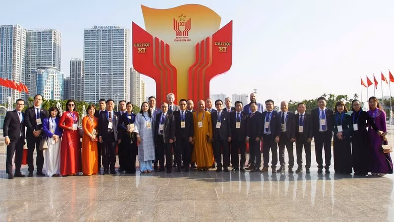Representantes de la diáspora vietnamita participan en un congreso de emulación patriótica. (Foto: VNA)