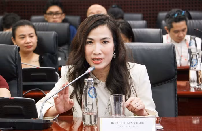 Rachel Isenschmid, secretaria general del Foro Económico Suiza-Vietnam. (Foto: baodautu.vn)