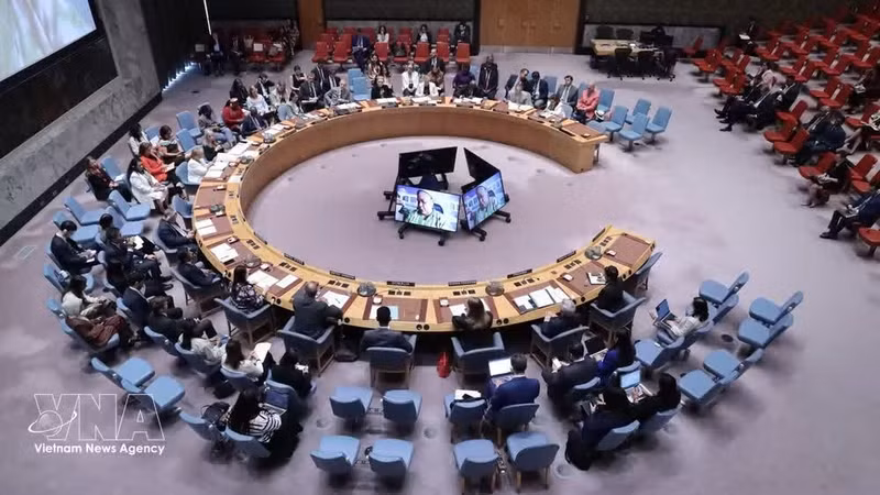 El debate abierto del Consejo de Seguridad sobre Mujeres, Paz y Seguridad, bajo el lema “Fortalecer la participación de las mujeres para prevenir los conflictos”. (Foto: VNA)