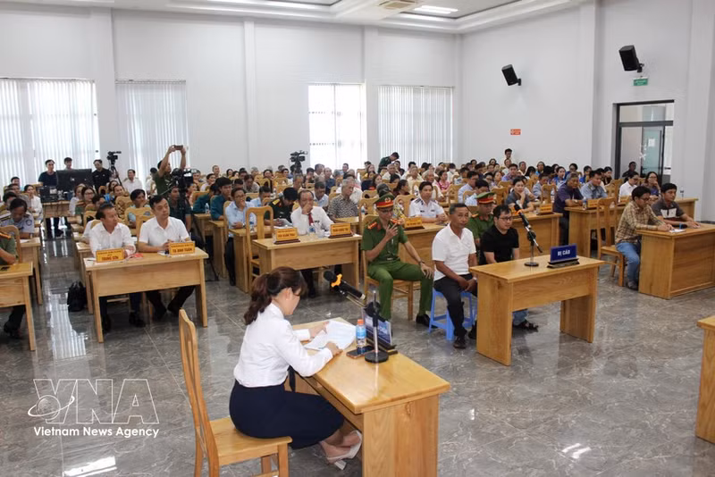En el juicio simulado. (Foto: VNA)