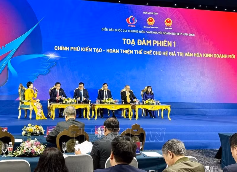 Panorama del Foro Nacional "Cultura y Empresa 2026". (Foto: VNA)