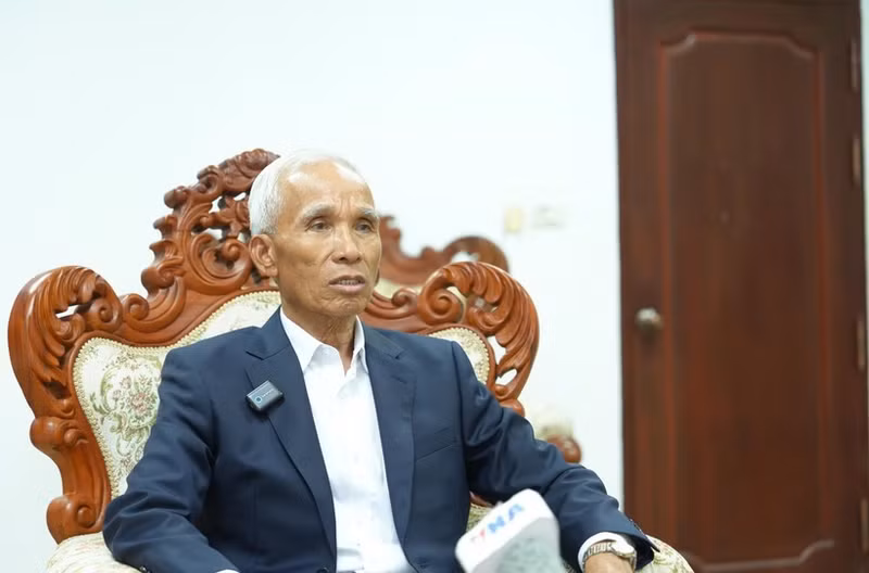 Khamphan Pheuinhavong, jefe del Departamento de Propaganda y Entrenamiento del Comité Central del PPRL. (Foto: VNA)
