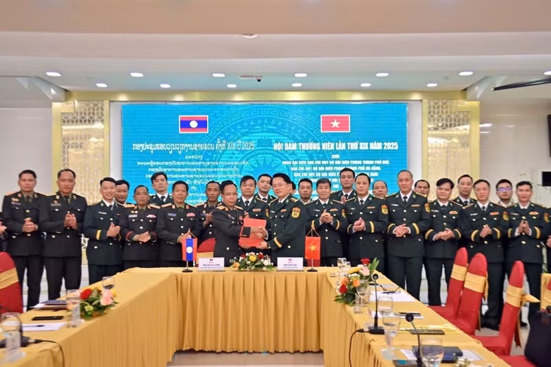 Vietnam y Laos refuerzan la cooperación en protección de la frontera. (Foto: VNA)