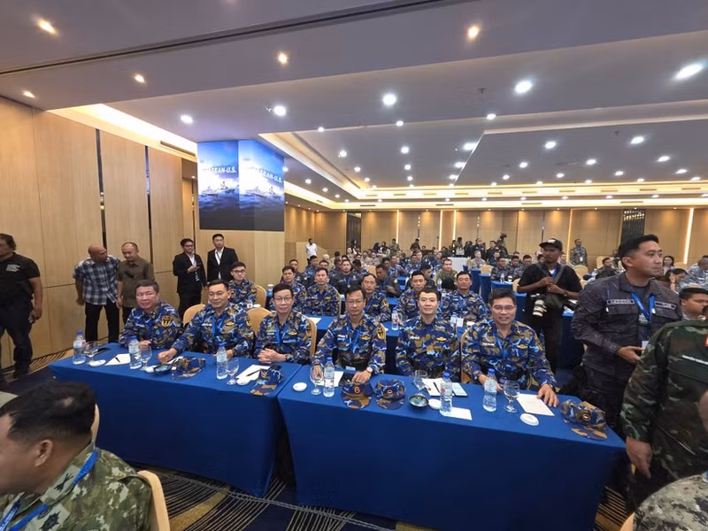 La delegación vietnamita participa en el Ejercicio Marítimo Asean - EE.UU. (Foto: VNA)