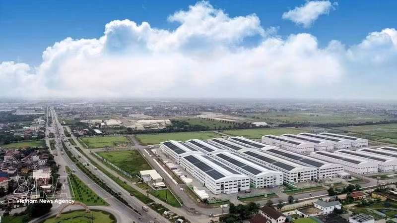 El parque industrial de An Phat Complex, en Hai Duong. (Foto: VNA)