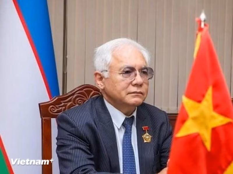 Alisher Rustamovich Mukhamedov, presidente de la Asociación de Amistad Uzbekistán-Vietnam. (Foto: VNA)