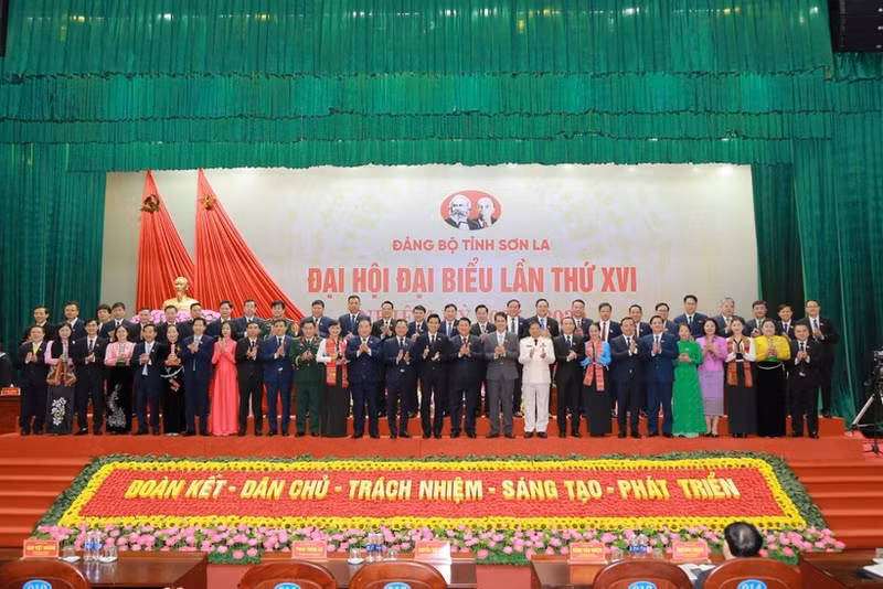 La XVI Asamblea del Comité del Partido Comunista de Vietnam en la provincia de Son La, para el período 2025-2030, fue un gran éxito. (Foto: congan.sonla.gov.vn)