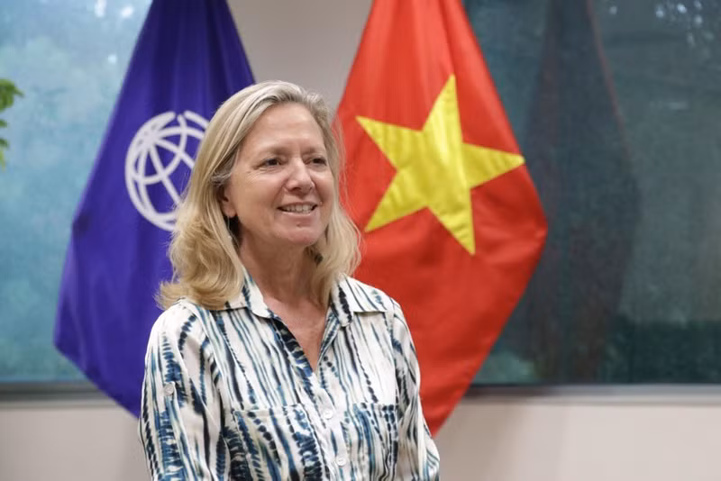 Mariam J. Sherman, directora del Banco Mundial en Vietnam, Camboya y Laos. (Foto: VNA)
