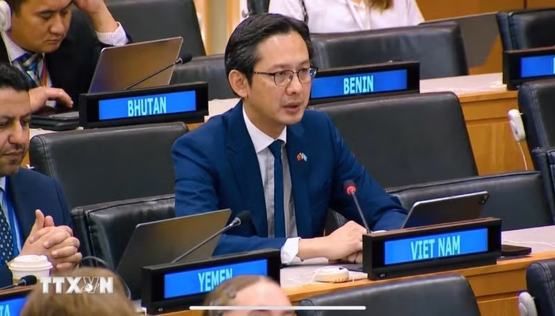 El embajador Do Hung Viet, jefe de la misión permanente de Vietnam ante la ONU. (Foto: VNA)