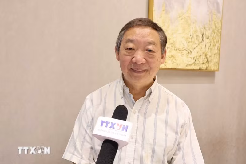 El profesor Zhu Chenming, director honorario del Instituto de Estudios de Asia Meridional y Sudeste Asiático de la Academia de Ciencias Sociales de la provincia china de Yunnan. (Foto: VNA)