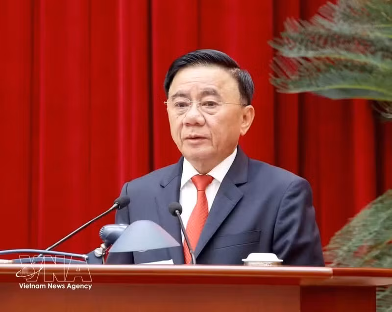 El miembro del Buró Político y permanente del Secretariado del Comité Central del Partido Comunista de Vietnam, Tran Cam Tu. (Foto: VNA)