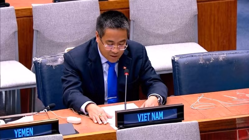 El ministro consejero Nguyen Hai Luu. (Foto: Delegación permanente de Vietnam ante las Naciones Unidas)