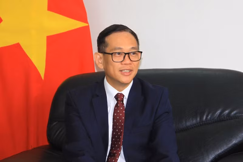 El embajador vietnamita en Argelia, concurrente en Senegal, Tran Quoc Khanh. (Foto: VNA)